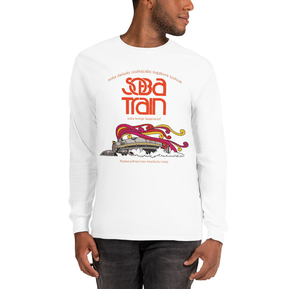NEW / 戸隠つきやオリジナル Soba Train ユニセックス長袖Tシャツ
