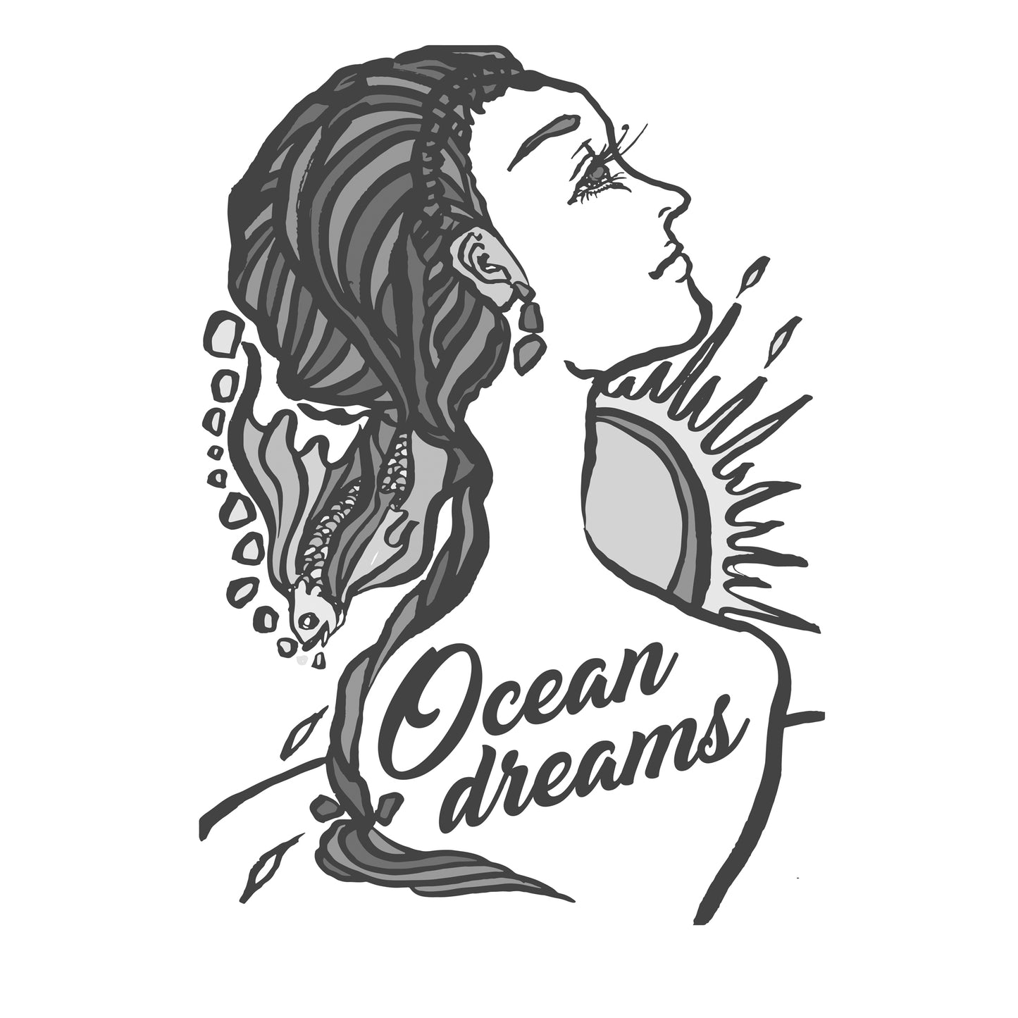 Ocean Dreams Woman ユニセックスハイクオリティーTシャツ