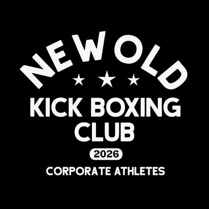 NEWOLD KICK BOXING CLUB / 60's Graphic  / Unisex Heavyweight T-Shirt /Black/ 税込/全国送料無料