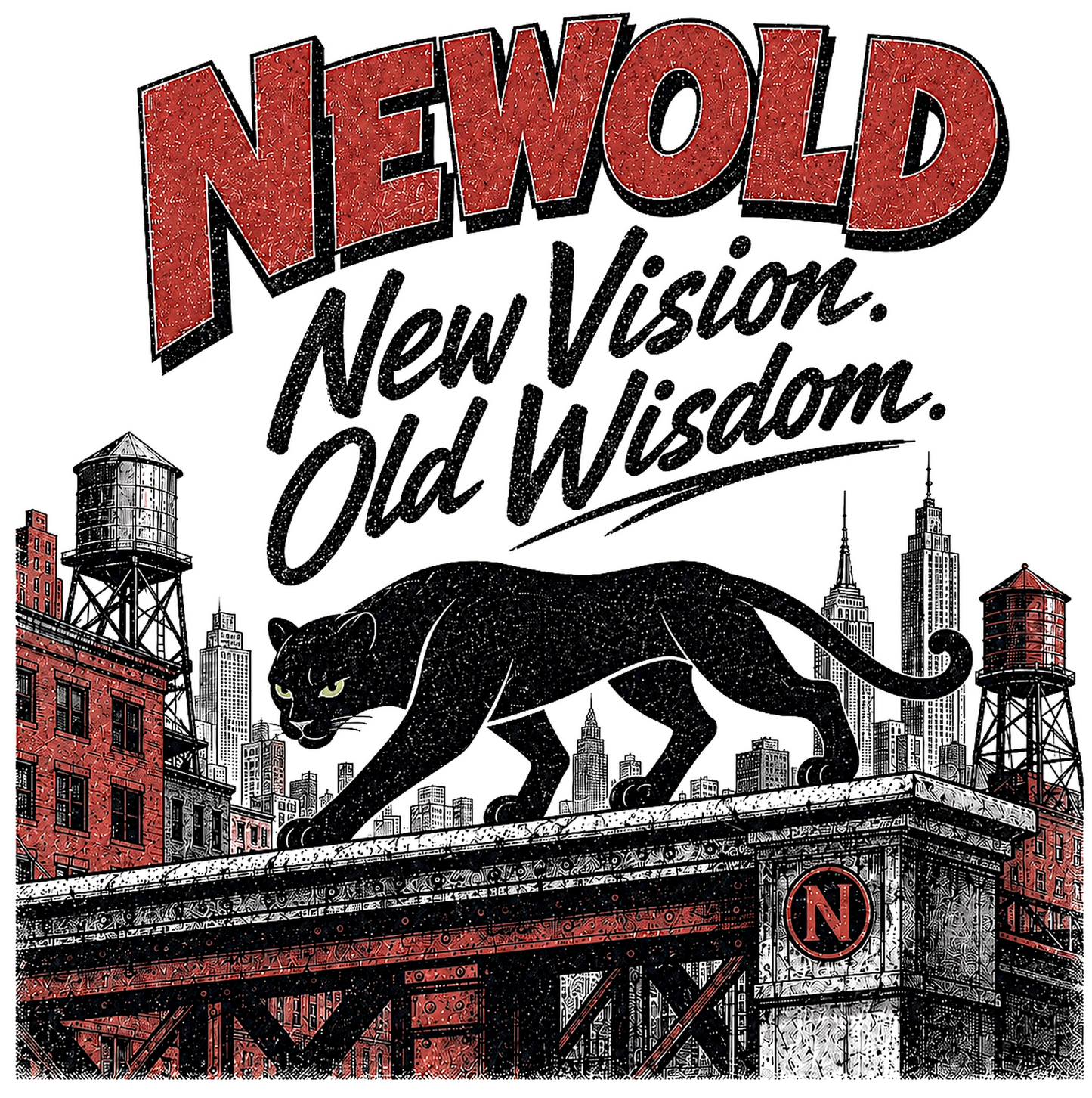 NEWOLD CAPITAL / Urban Panther / Unisex Heavyweight T-Shirt / 税込/全国送料無料