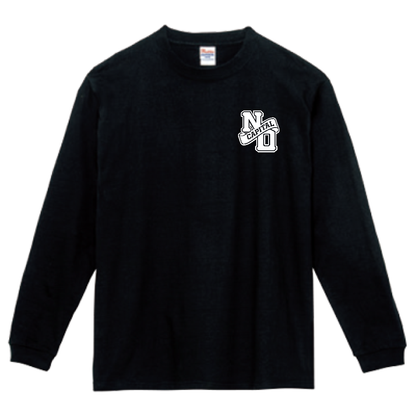 NEWOLD CAPITAL / Varsity Monogram / Unisex Premium Organic Heavyweight Long Sleeve T-Shirt / Black/ 税込/全国送料無料