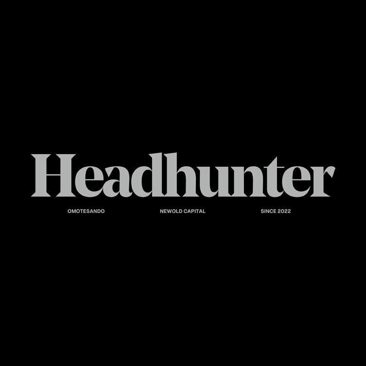 NEWOLD CAPITAL / Headhunter Typo Design / Unisex Heavyweight T-Shirt / 税込/全国送料無料