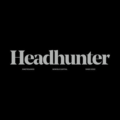 NEWOLD CAPITAL / Headhunter Typo Design / Unisex Heavyweight T-Shirt / 税込/全国送料無料