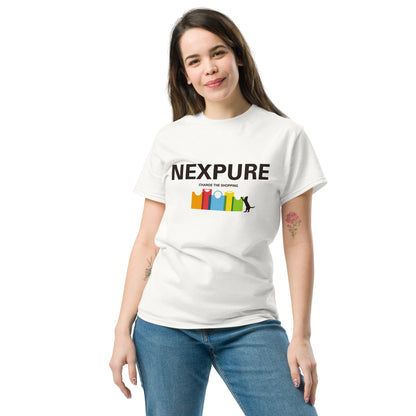 NEW ! (NEXPURE/メンバー限定アイテム)ショッピングデザイン 男女兼用 半袖Tシャツ