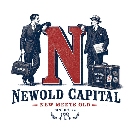 NEWOLD CAPITAL / NEW MEETS OLD / Unisex Heavyweight T-Shirt / 税込/全国送料無料
