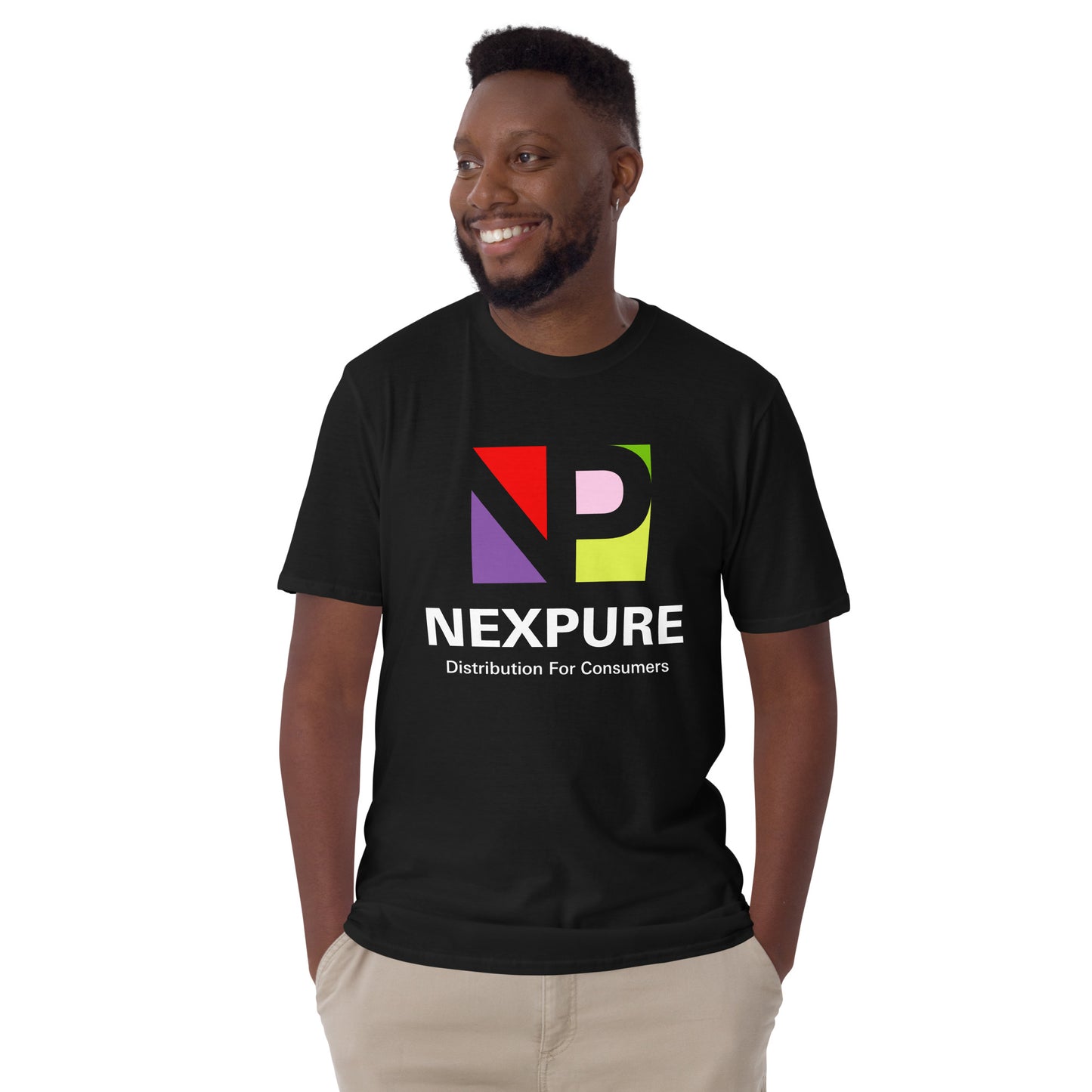 (NEXPURE/メンバー限定アイテム) ポップロゴデザイン 男女兼用 半袖Tシャツ