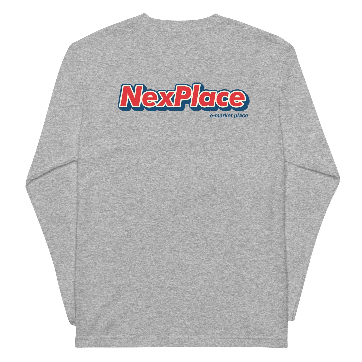 (NEXPURE/メンバー限定アイテム)  NEXPLACE レトロマーケットデザイン 男女兼用 長袖Tシャツ