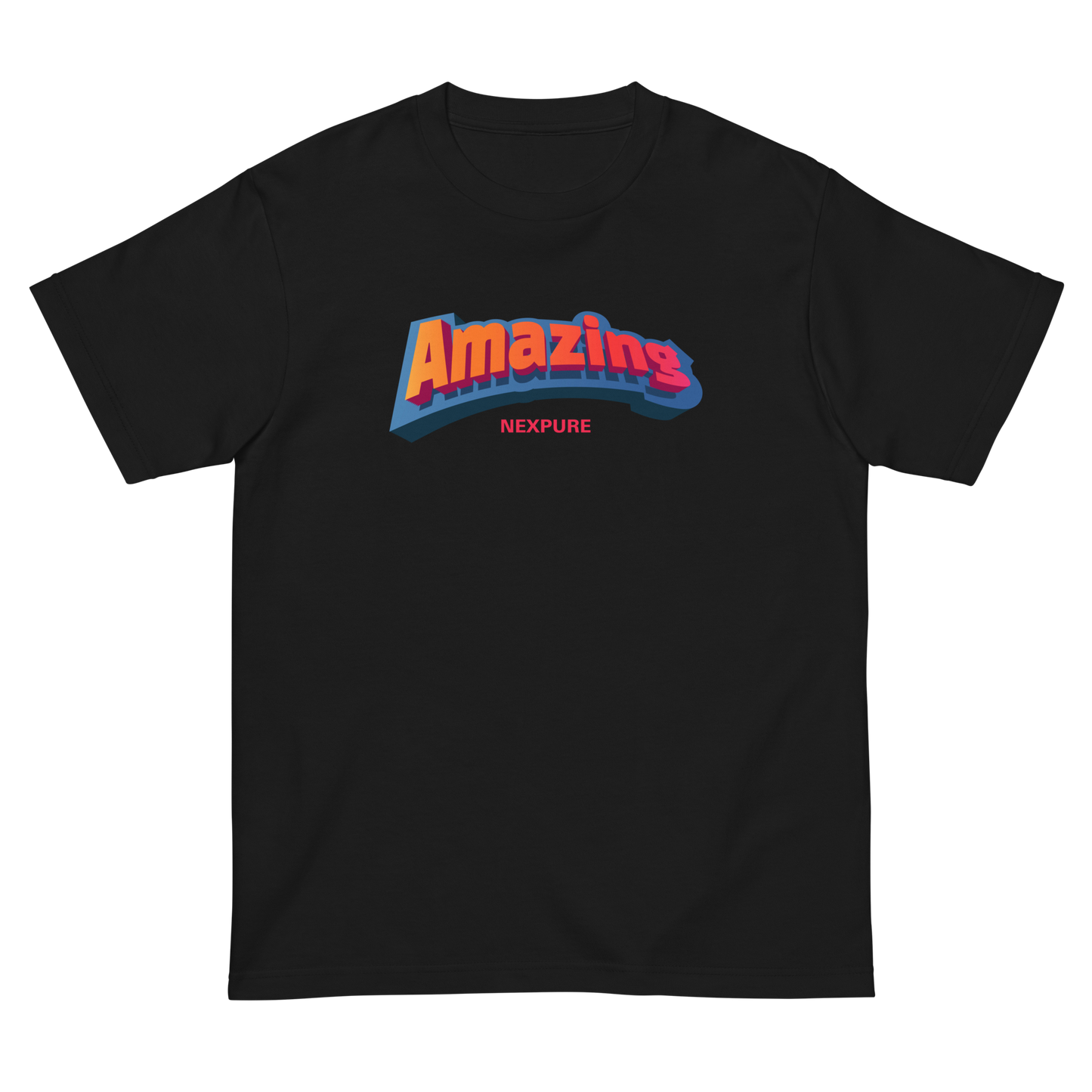 NEW ! (NEXPURE/メンバー限定アイテム) Amazing デザイン 男女兼用 半袖Tシャツユニセックス ヘビーウェイト 半袖Tシャツ