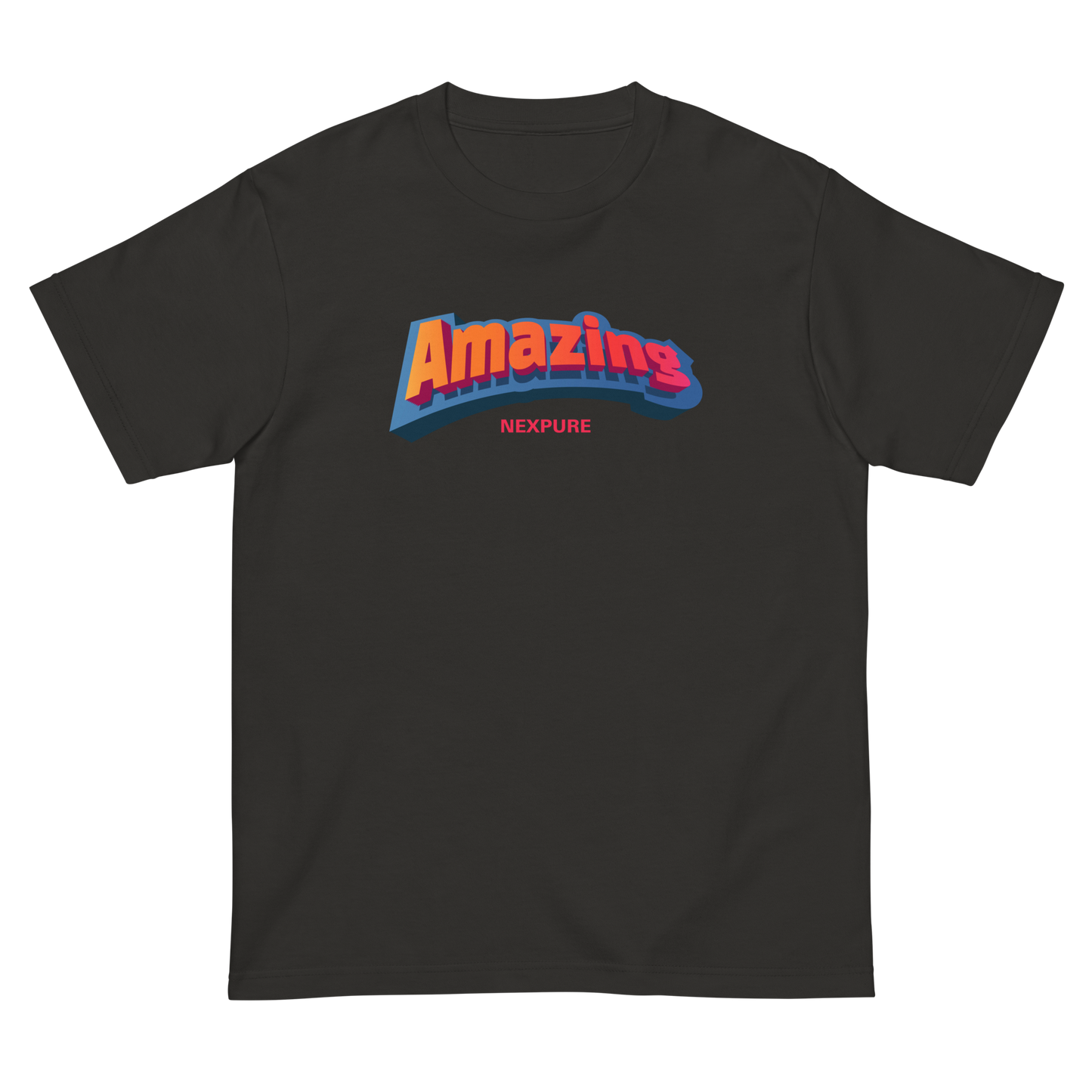 NEW ! (NEXPURE/メンバー限定アイテム) Amazing デザイン 男女兼用 半袖Tシャツユニセックス ヘビーウェイト 半袖Tシャツ