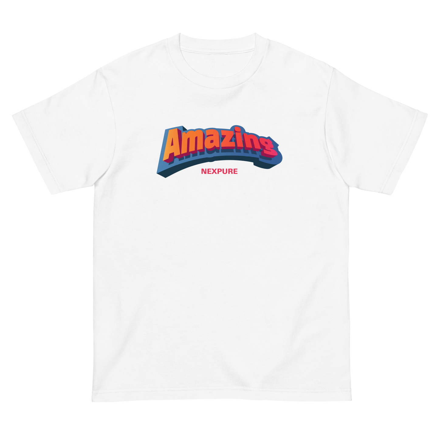 NEW ! (NEXPURE/メンバー限定アイテム) Amazing デザイン 男女兼用 半袖Tシャツユニセックス ヘビーウェイト 半袖Tシャツ