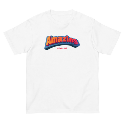 NEW ! (NEXPURE/メンバー限定アイテム) Amazing デザイン 男女兼用 半袖Tシャツユニセックス ヘビーウェイト 半袖Tシャツ