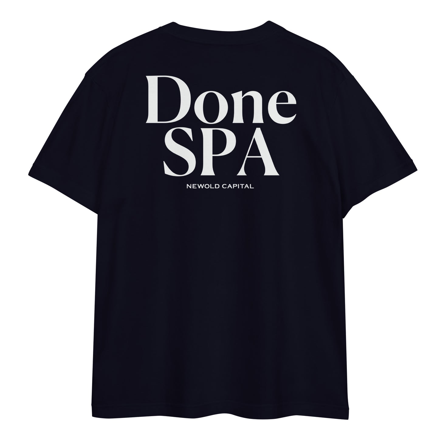 NEWOLD CAPITAL / ''DONE'' / Unisex Premium Organic Heavyweight T-Shirt / Black / 税込/全国送料無料