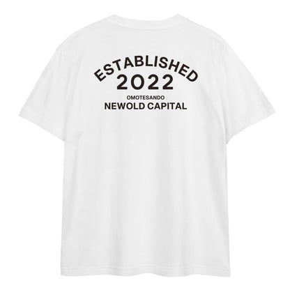 NEWOLD CAPITAL / ESTABLISHED 2022 / Unisex Heavyweight T-Shirt / ライトカラー/税込/全国送料無料