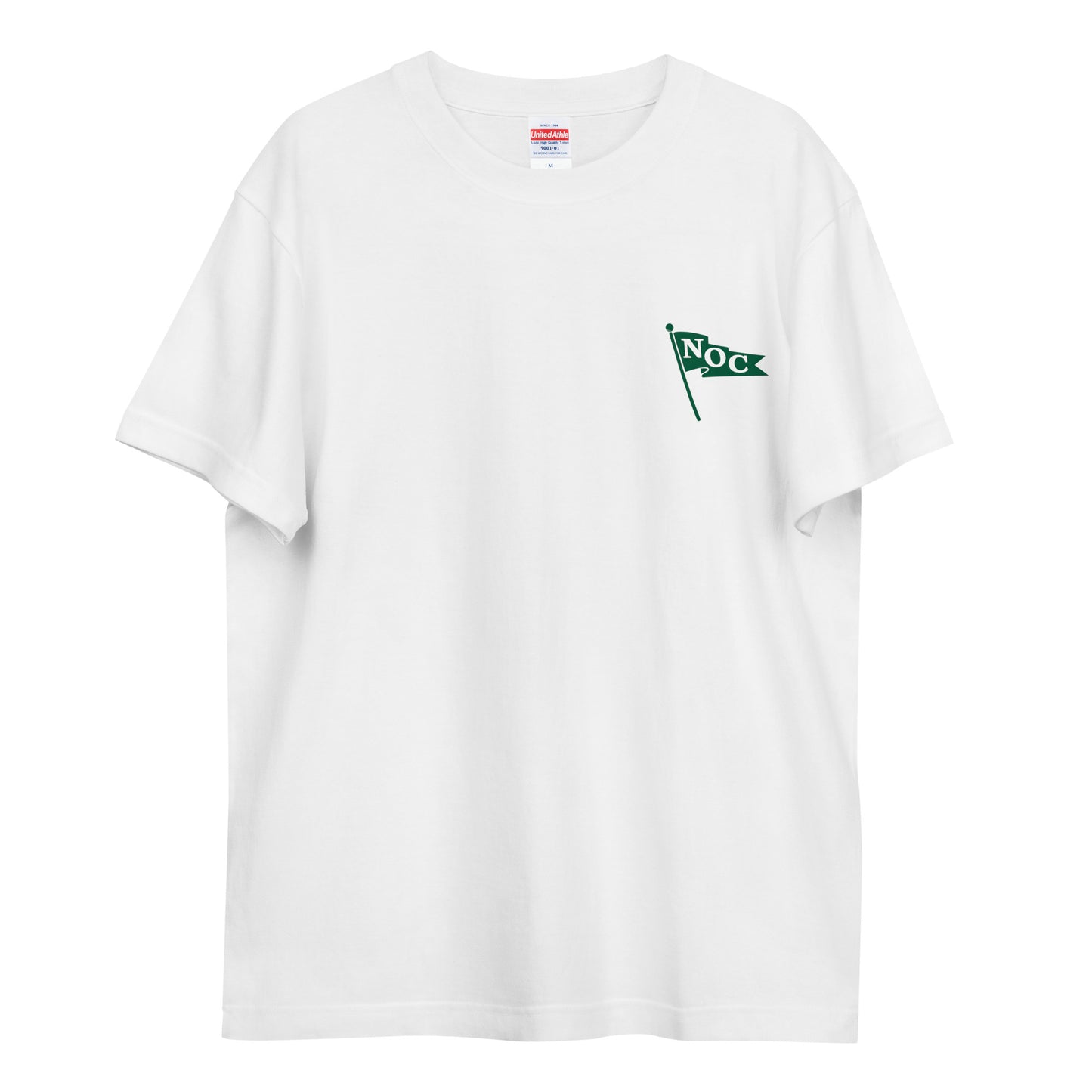 NEWOLD CAPITAL / Pennant Logo / Unisex Premium Organic Heavyweight T-Shirt / White/ 税込/全国送料無料