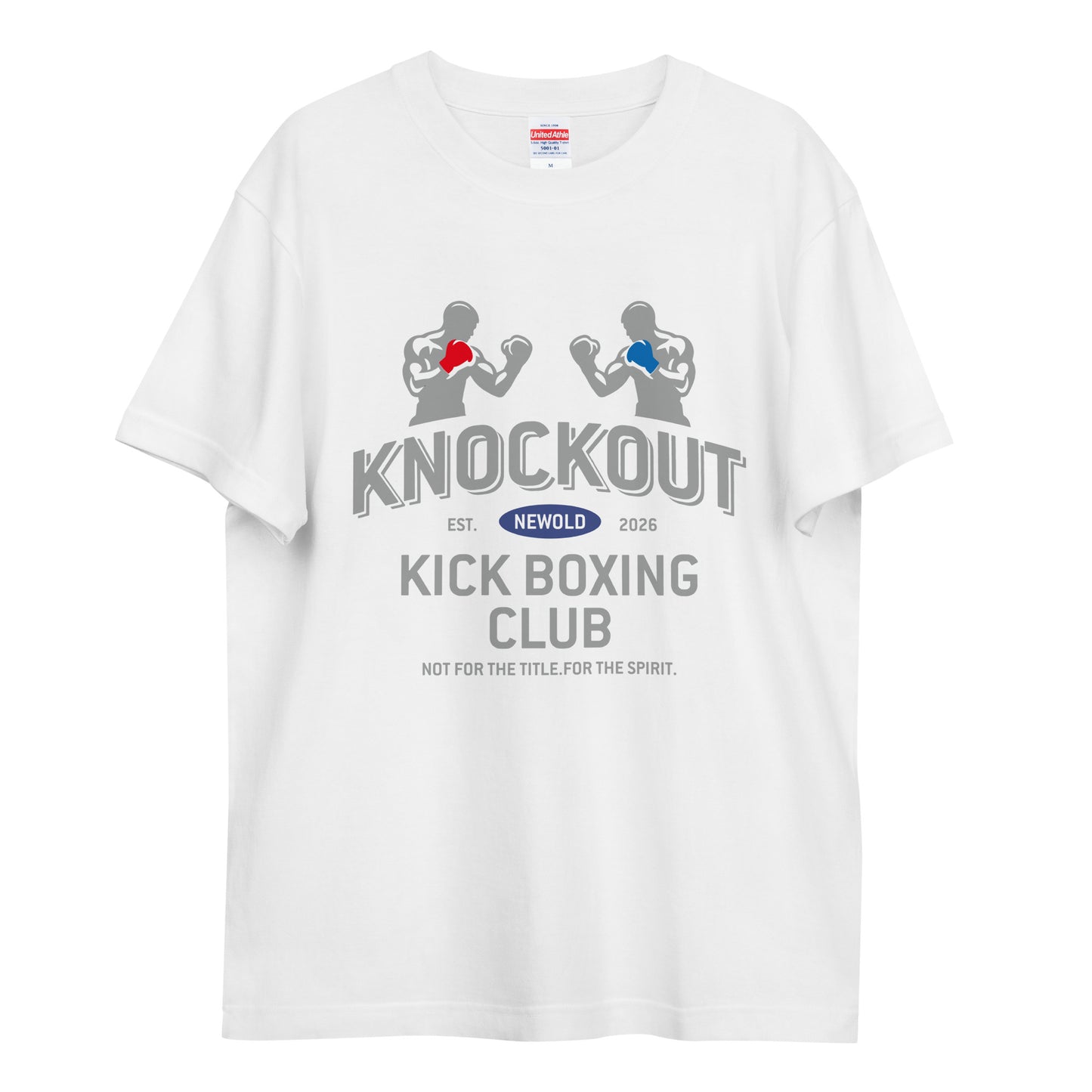 NEWOLD KICK BOXING CLUB / ''KNOCKOUT'' / Unisex Premium Organic Heavyweight T-Shirt /税込/全国送料無料