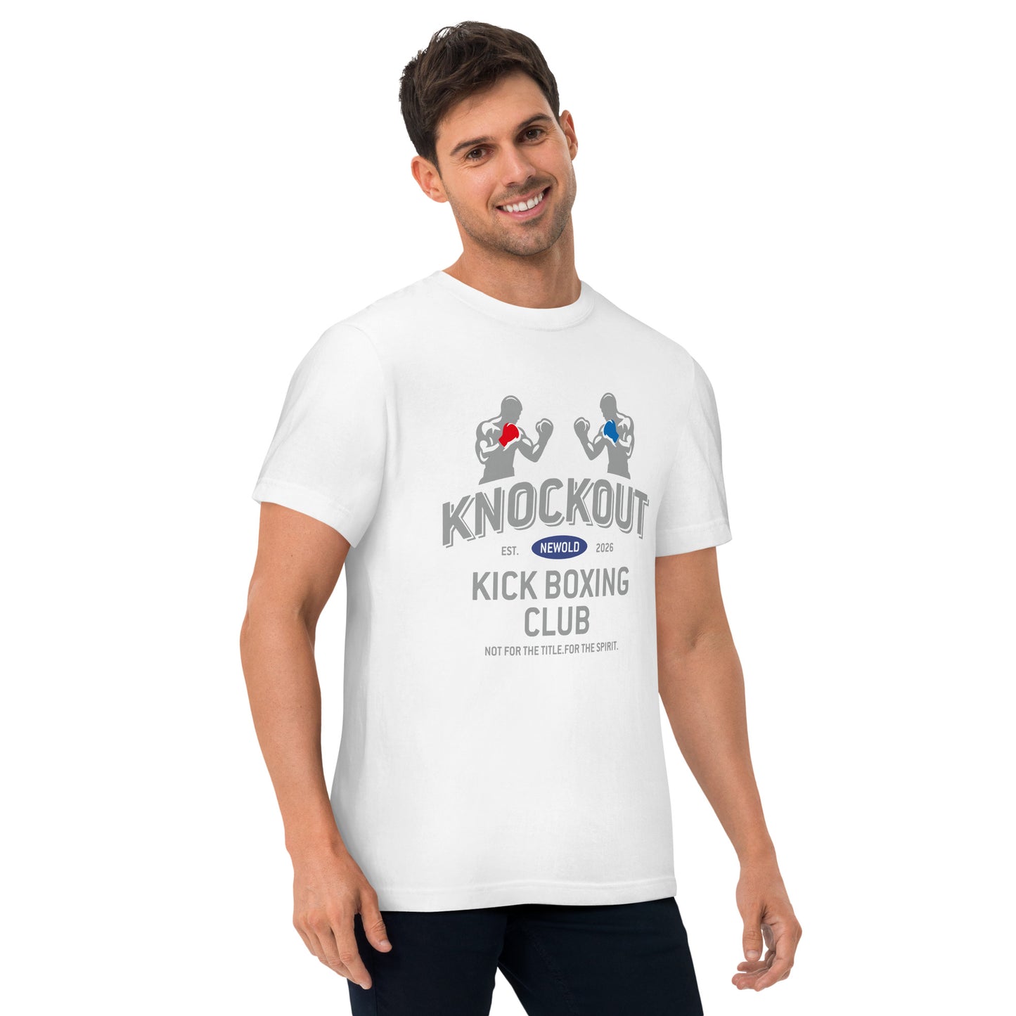 NEWOLD KICK BOXING CLUB / ''KNOCKOUT'' / Unisex Premium Organic Heavyweight T-Shirt /税込/全国送料無料